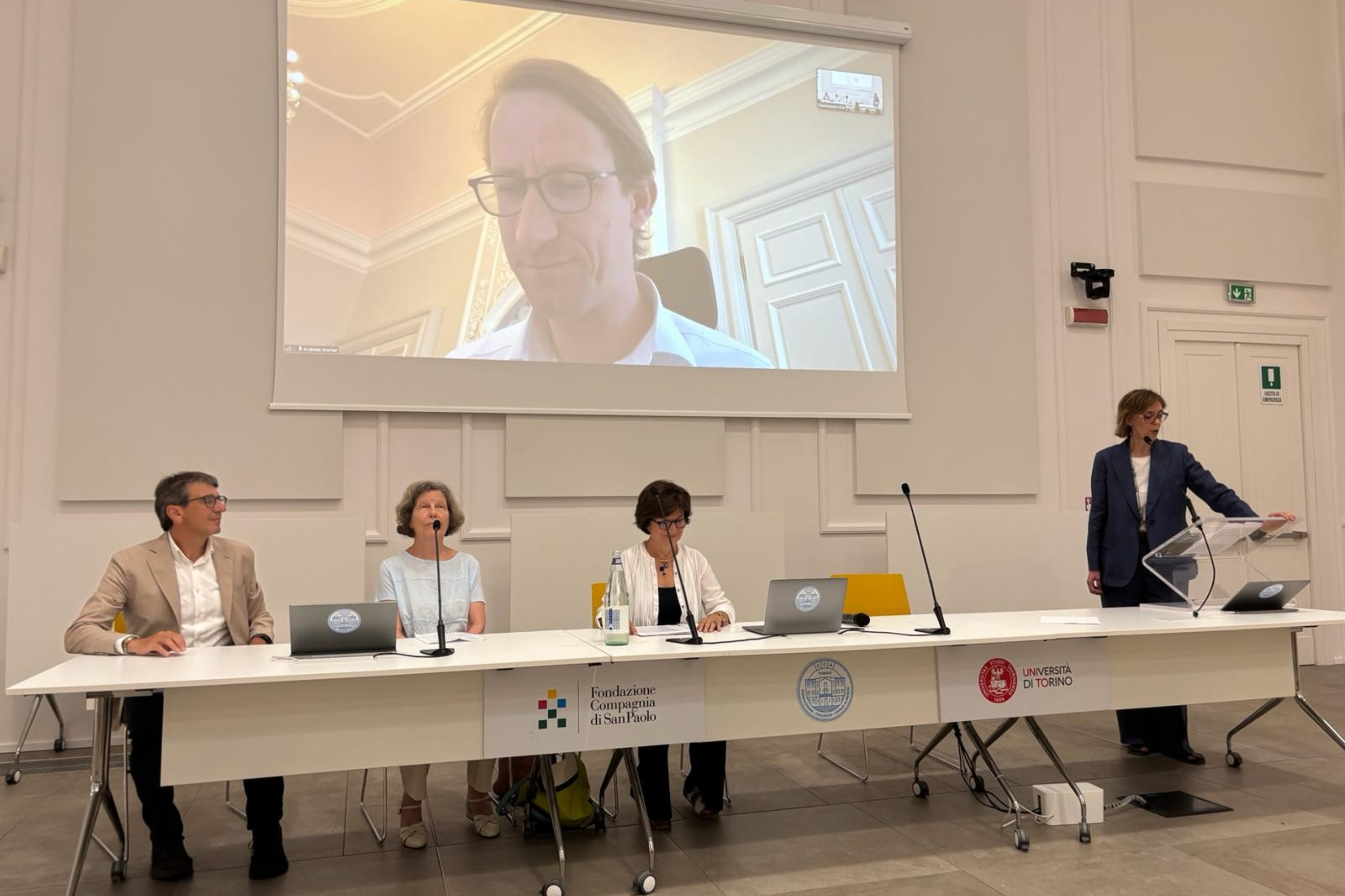 Eröffnungsveranstaltung mit Liveschaltung ©University of Turin