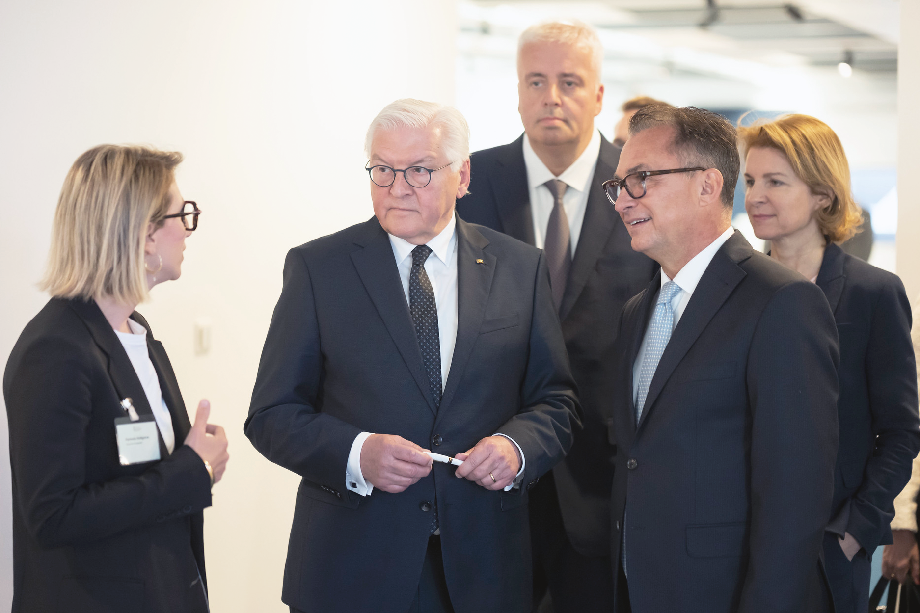 Bundespräsident Steinmeier zu Besuch in der Bundesbank ©Tim Wegner
