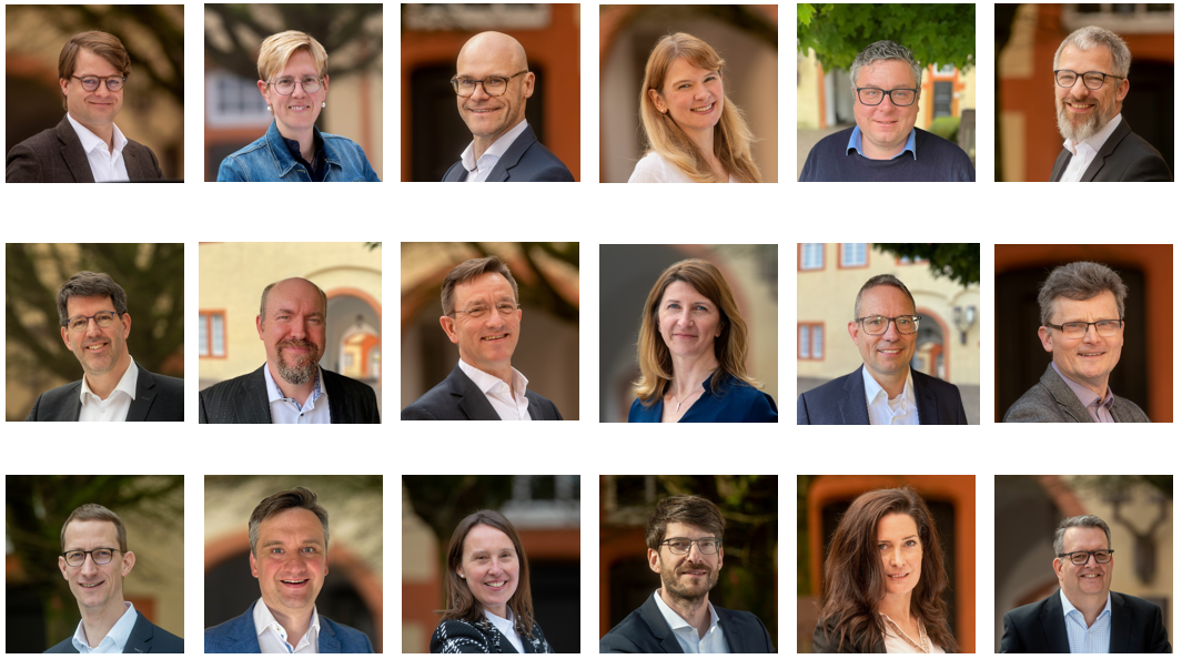 Photos of academic staff at the Deutsche Bundesbank University of Applied Sciences ©Marcus Kaufhold