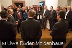 Thomas Gierenstein, stellvertretender Zentralbereichsleiter des Bereiches Ökonomische Bildung, begrüßt die Gäste