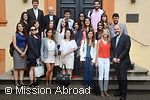 Foto zeigt Studierende aus Brasilien bei ihrem Besuch in Hachenburg