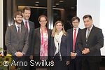 Von links nach rechts: Prof Dr. Tobias Körner, Uwe Schollmeyer, Prof. Dr. Schnabel, Prof. Dr. Lilli Zimmermann, Dr. Niklas Gada