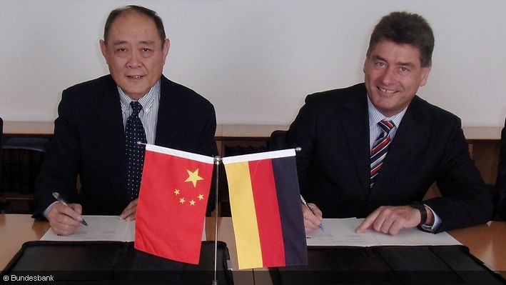 Kang Yitong and Erich Keller, German-Chinese university partnership renewed